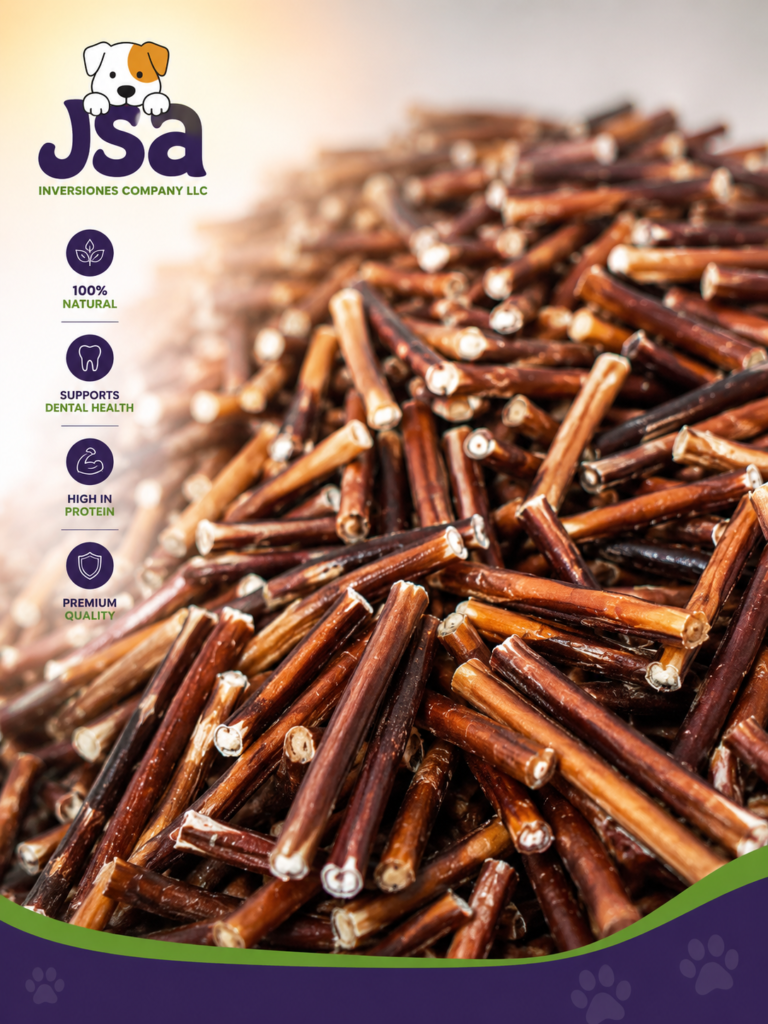 6 INCH JSA BULLY STICK JUMBO FOR DOGS ( 5 UNITS)