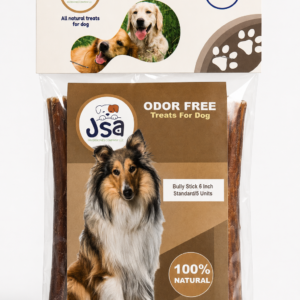 6 INCH JSA BULLY STICK STANDAR FOR DOGS (5 UNITS)