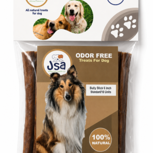 6 INCH JSA BULLY STICK STANDAR FOR DOGS (10 UNITS)