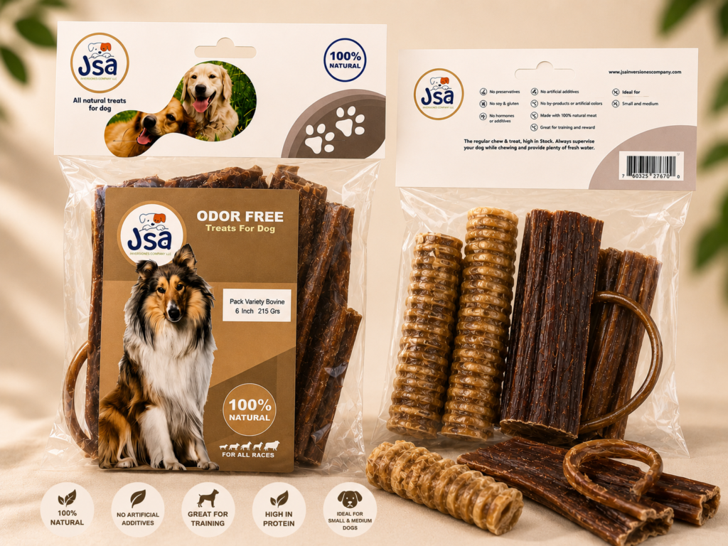6 INCH JSA PACK VARIETY THE TREATS FOR DOGS