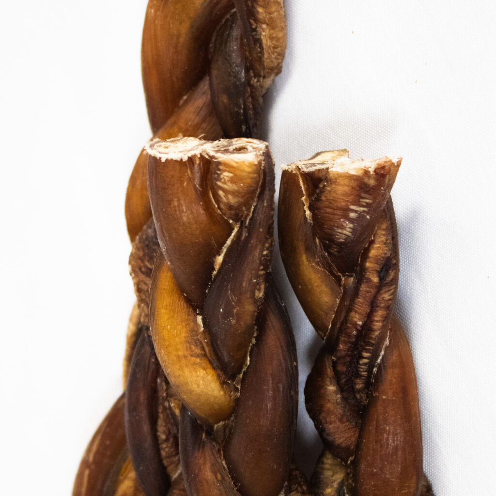 BULLY STICK BRAIDED STANDARD 12 INCH*3 UNITS