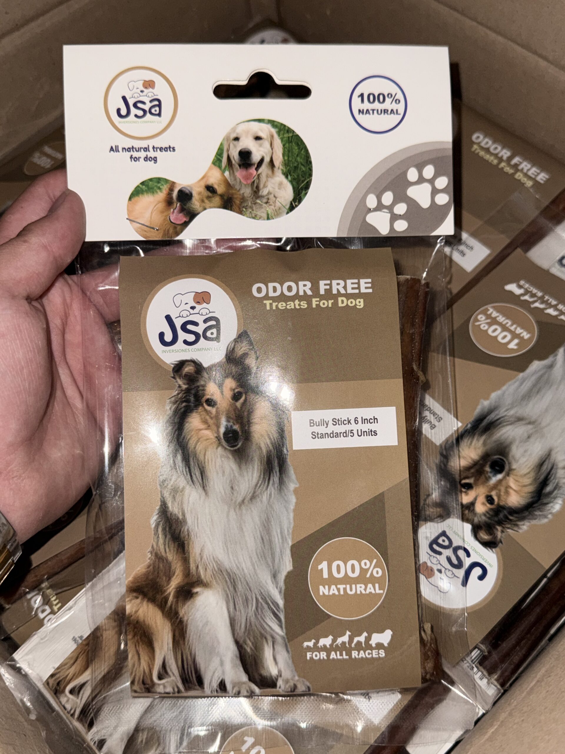 BULLY STICK STANDAR 6 INCH*5 UNITS