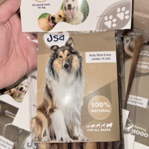 BULLY STICK JUMBO 6 INCH*10 UNITS