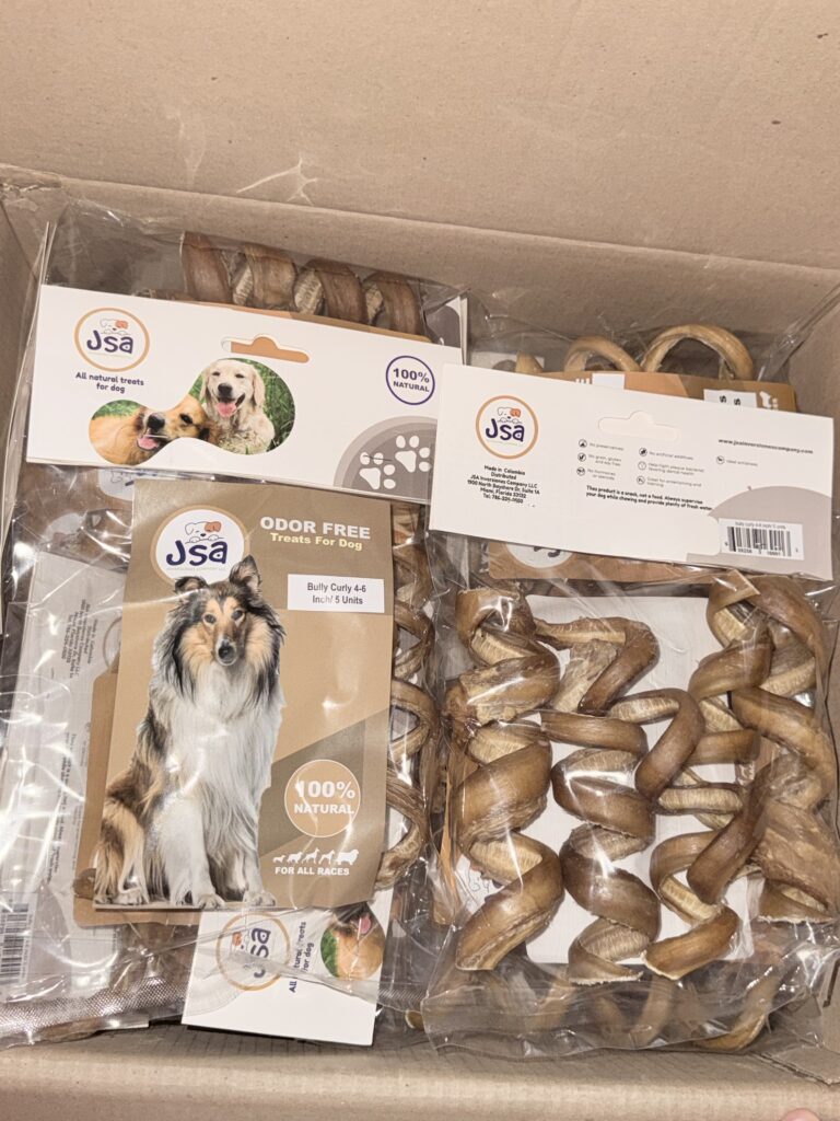 CURLY BULLY STICK 4-6 INCH*5 UNITS