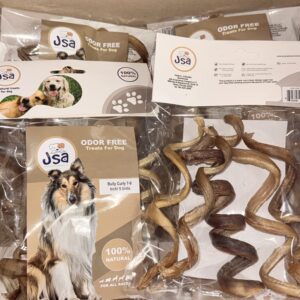 CURLY BULLY STICK 7-9 INCH*5 UNITS