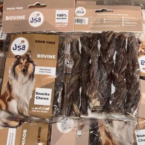 BEEF GULLET BRAIDED TASTY 12INCH *4 UNITS