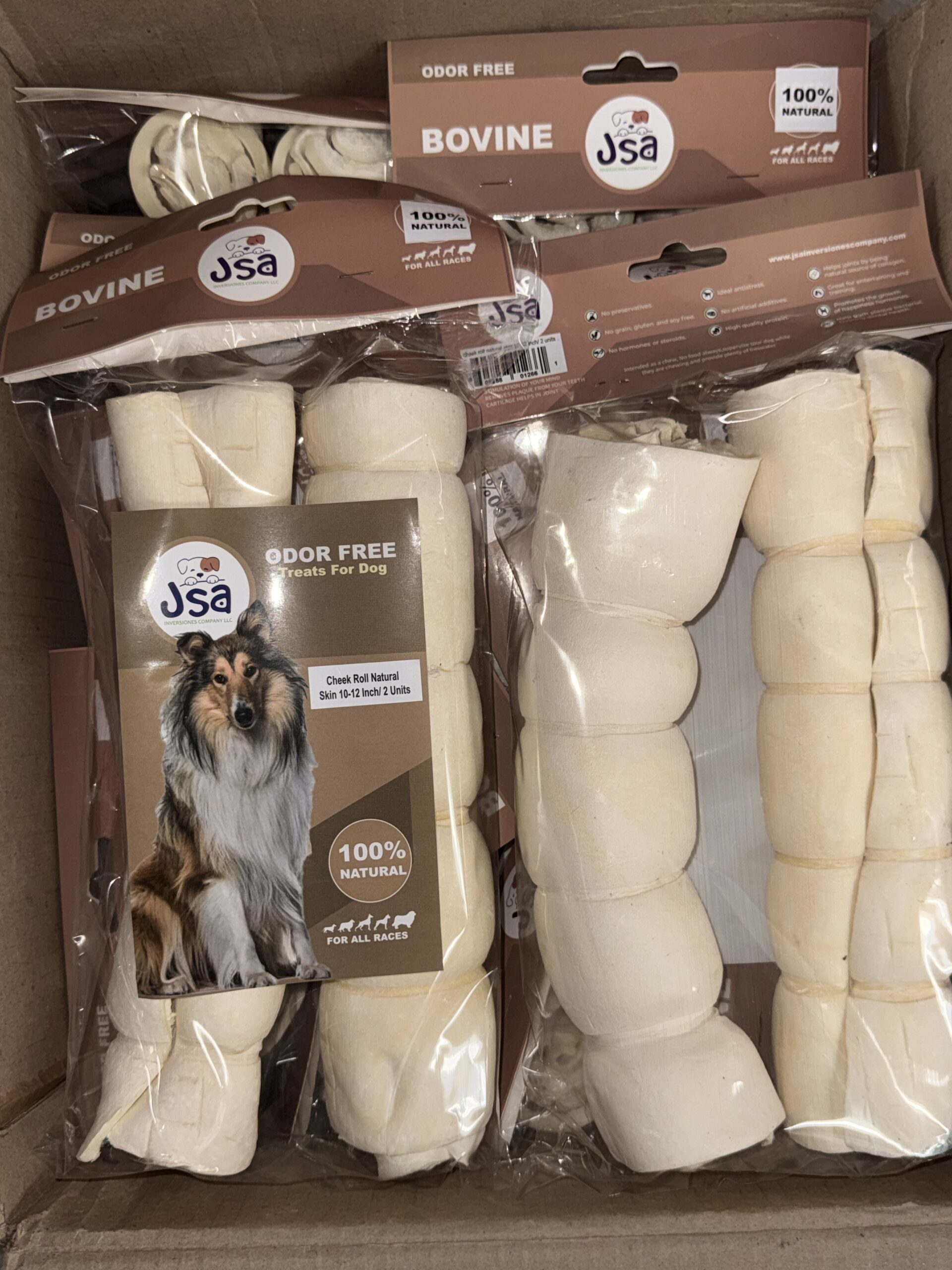 CHEEK ROLL NATURAL SKIN 9-12INCH*2